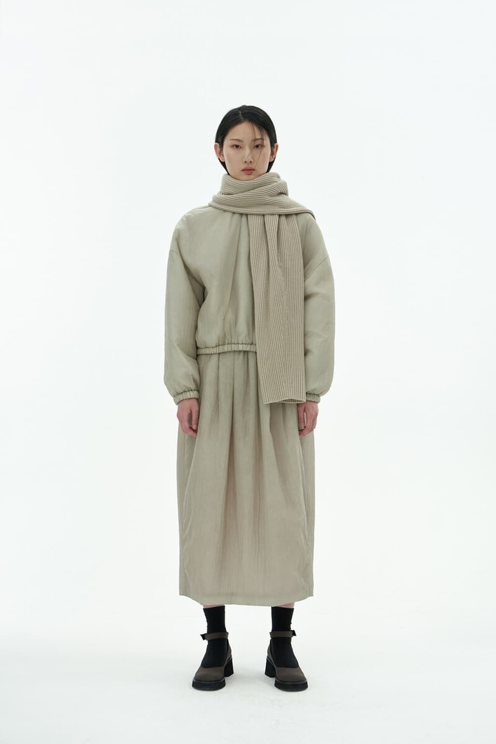 아모멘토 볼레로 RIBBED BOLERO/MUFFLER 상품이미지2