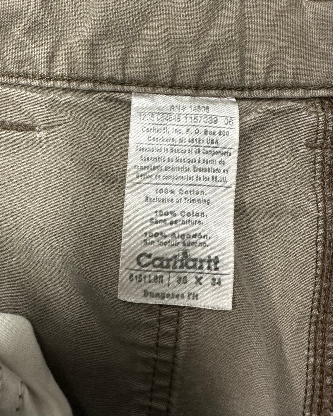 (허단44)칼하트 카펜터 팬츠-M2040 상품이미지6