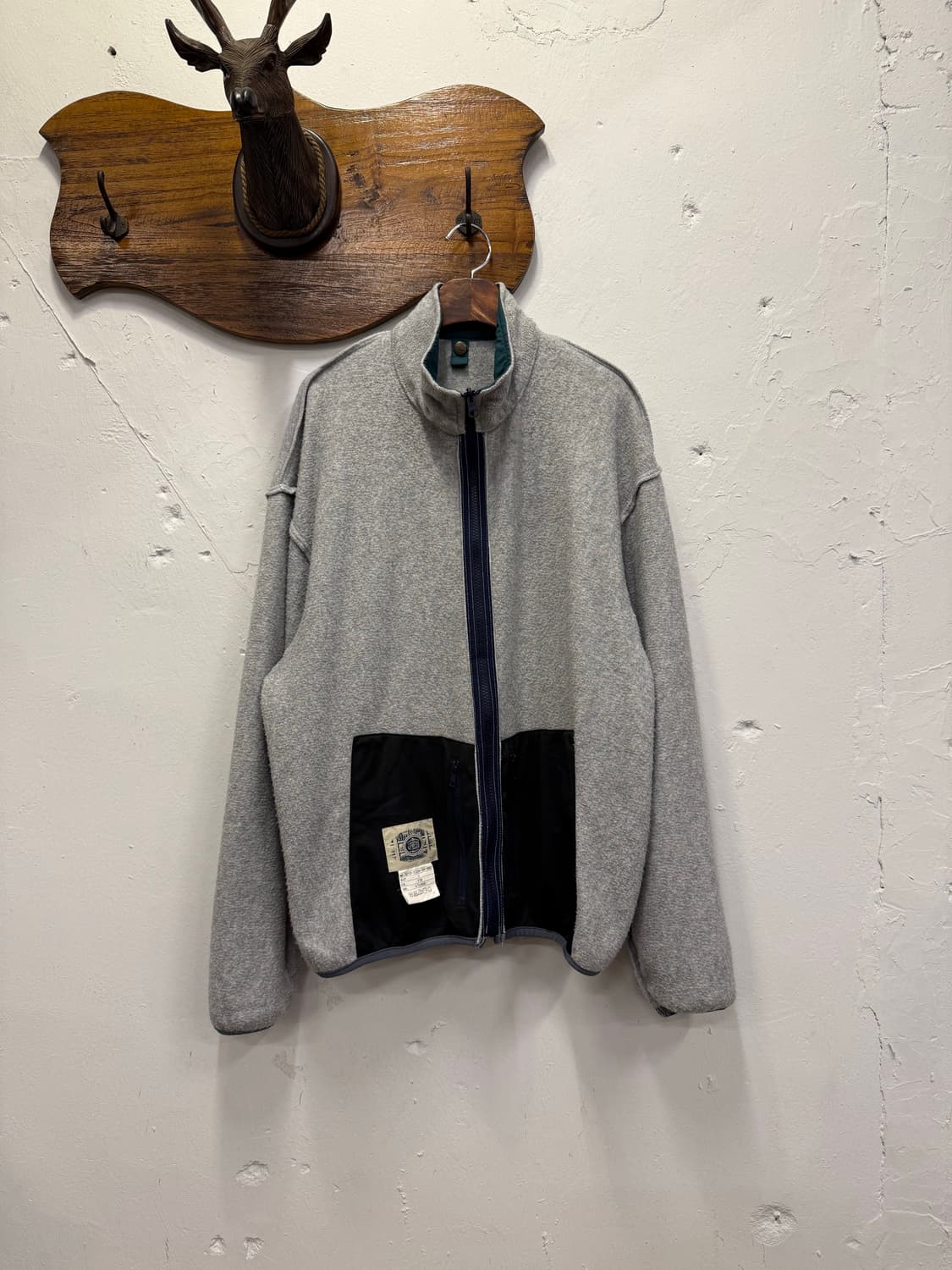 L) J.PRESS 제이프레스 Reversible Fleece Jacke 상품이미지6