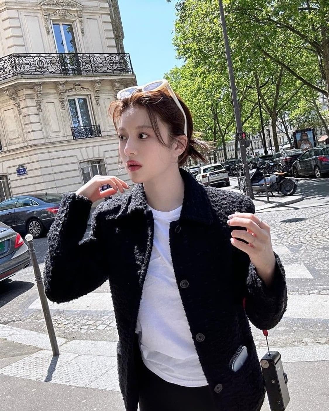 [스키즈 현진님 착용] 생로랑 22AW 트위드 자켓 상품이미지1