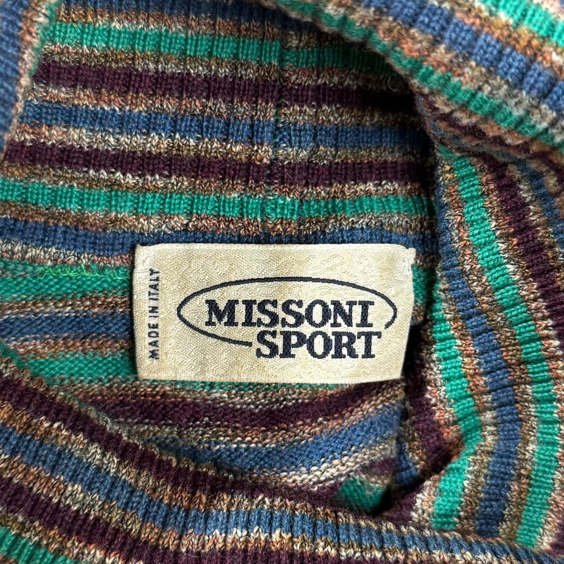 ​[L] 미쏘니 스포츠 하이넥 목폴라 긴팔 니트 상품이미지5