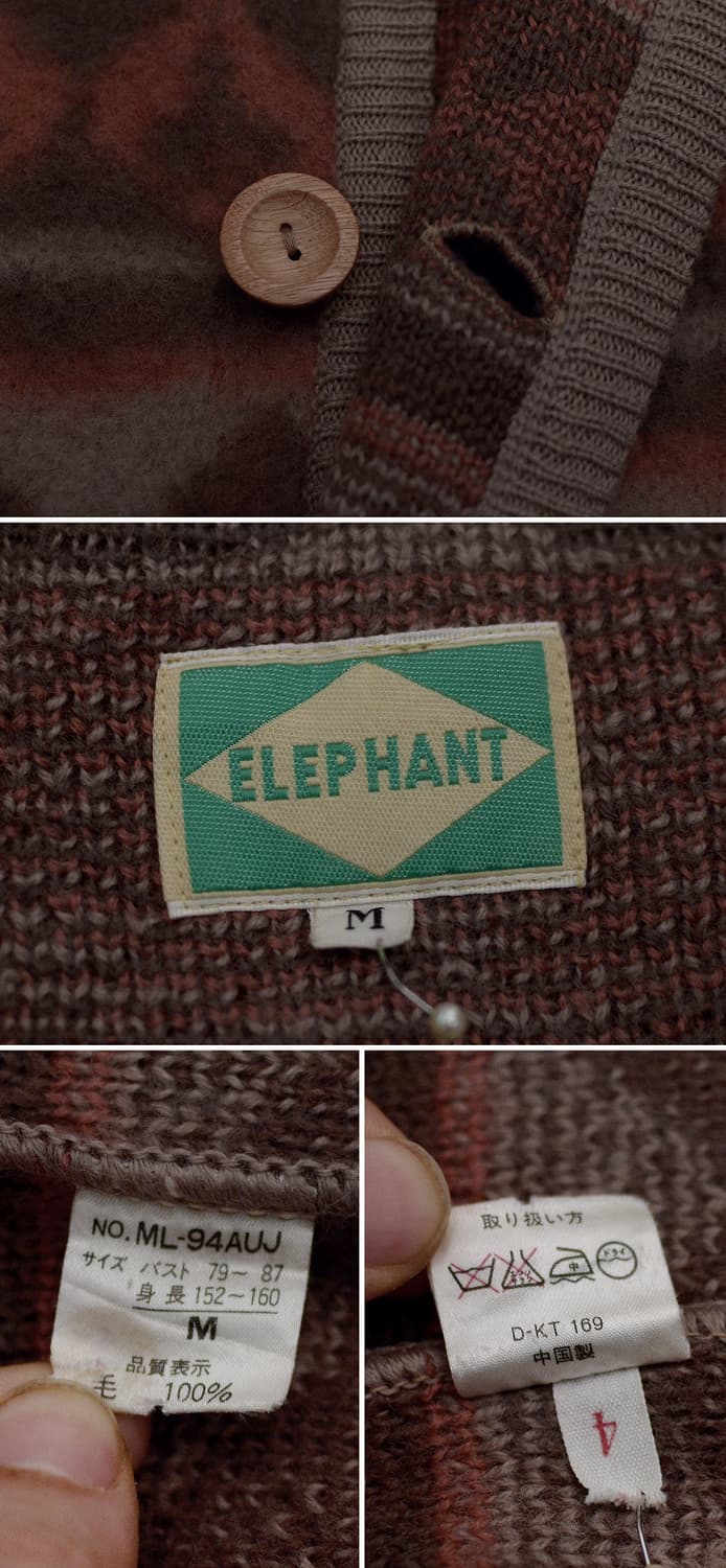 엘레펀트 재팬 나바호패턴 울블랑킷 우드버튼 자켓 (100-105) 상품이미지10