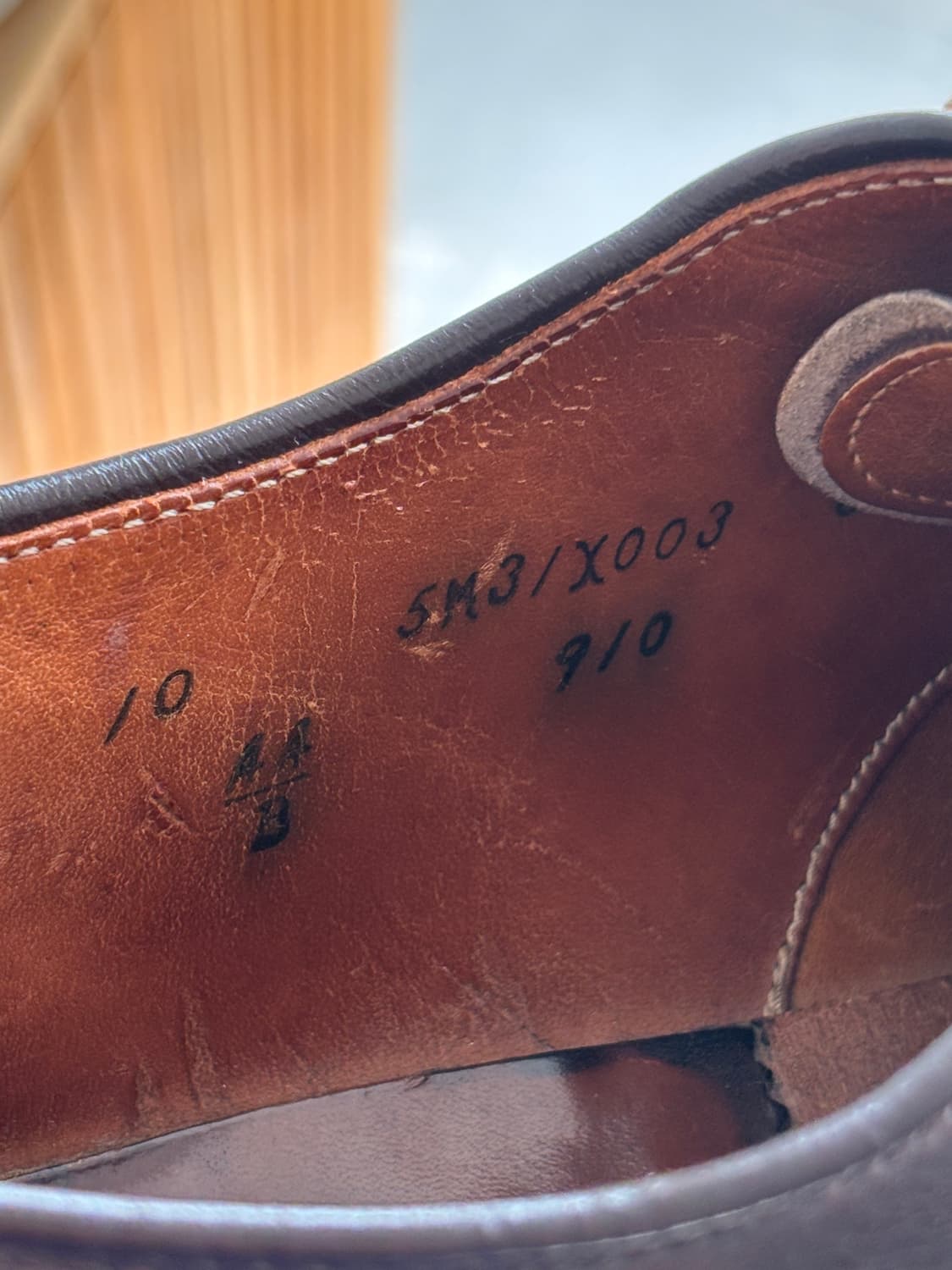 Alden 910 Brown Calfskin Oxford 10B 상품이미지7