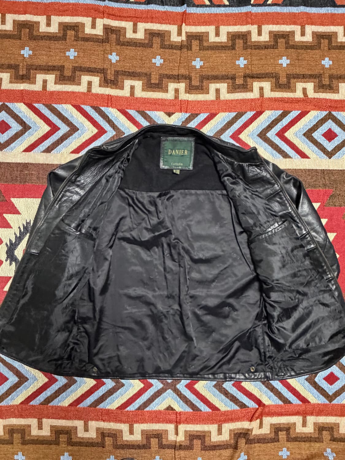 105) DANIER 캐나다 통가죽 카우하이드 레더자켓 상품이미지7