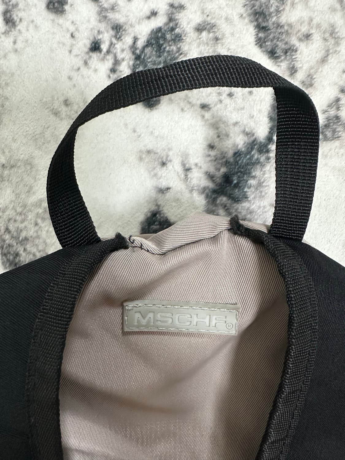 미스치프 롬버스 백팩 핑크그레이 상품이미지7