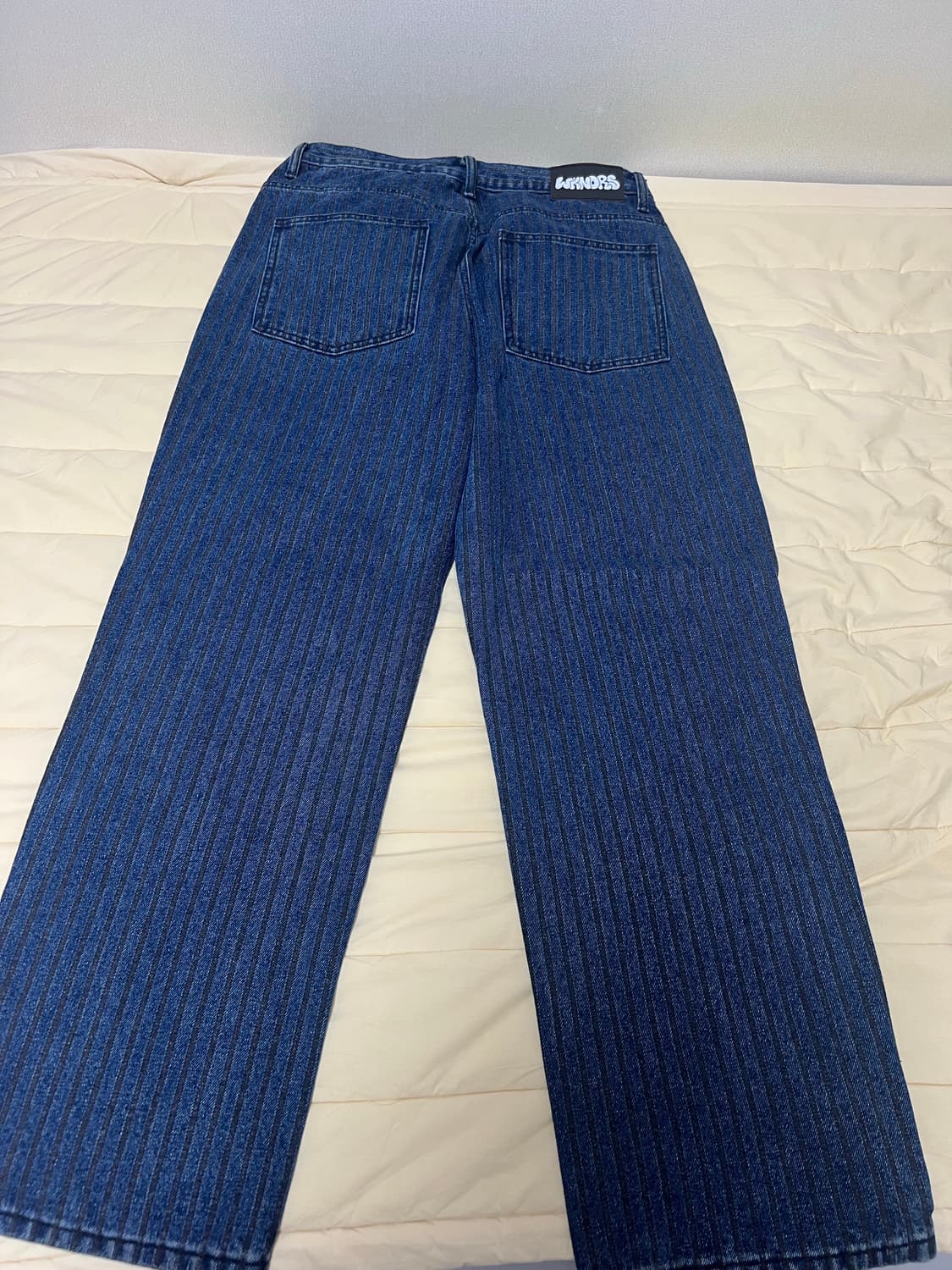 위캔더스 스트라이프 데님 상품이미지2