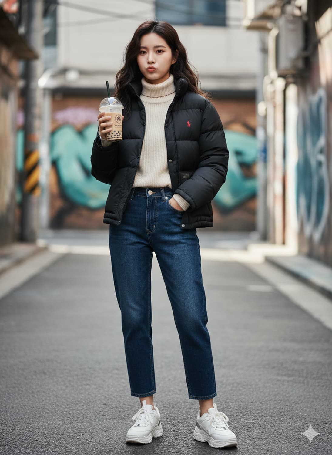 폴로 랄프로렌 블랙 다운 푸퍼 패딩 자켓 상품이미지1