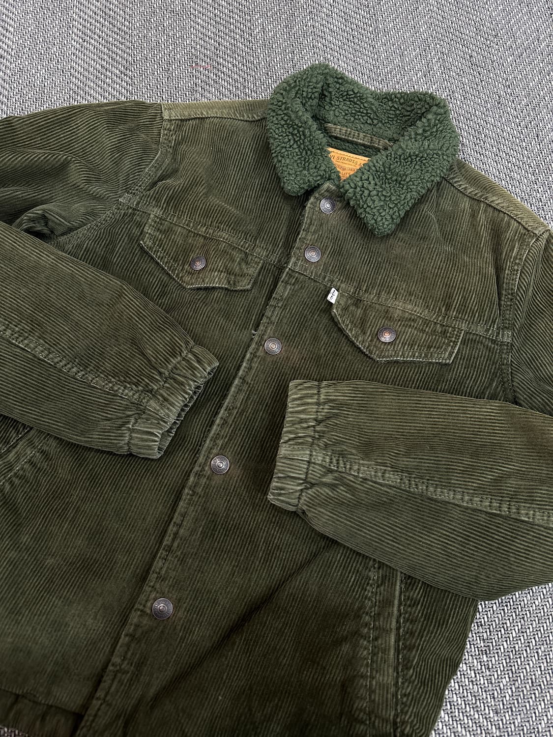 리바이스 쉐르파 코듀로이 양털 트러커 자켓 상품이미지2