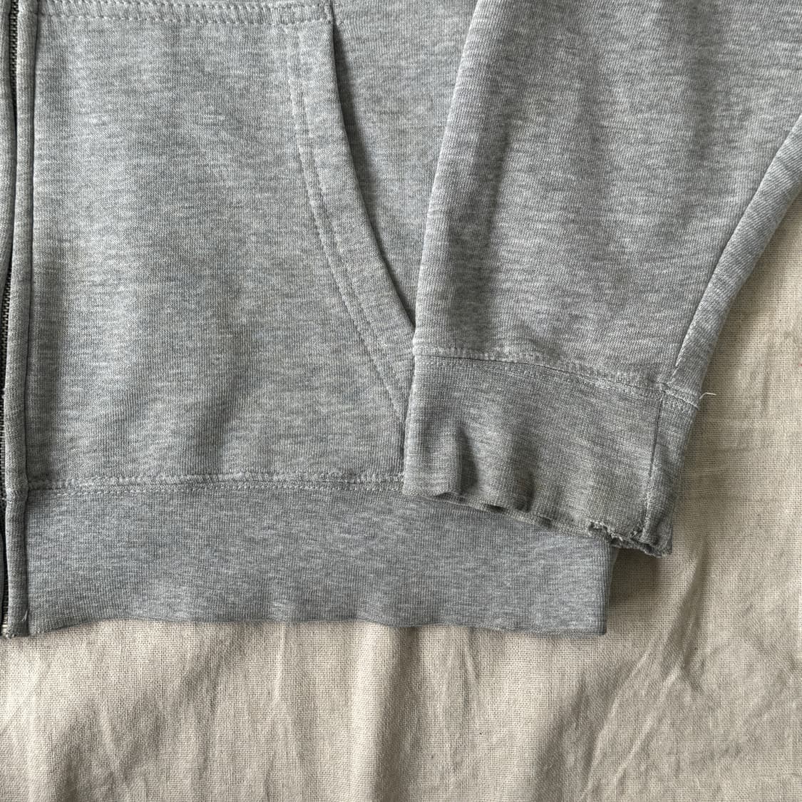 스투시 00s 월드투어 그레이 후드집업 L 상품이미지9