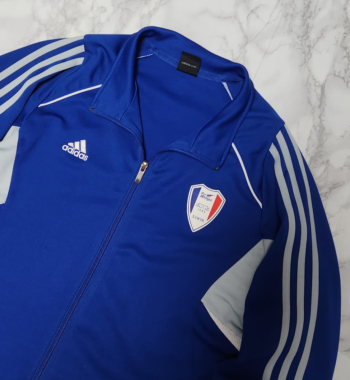 아디다스 수원삼성 12-13 트랙탑 트레이닝 져지 자켓 상품이미지3