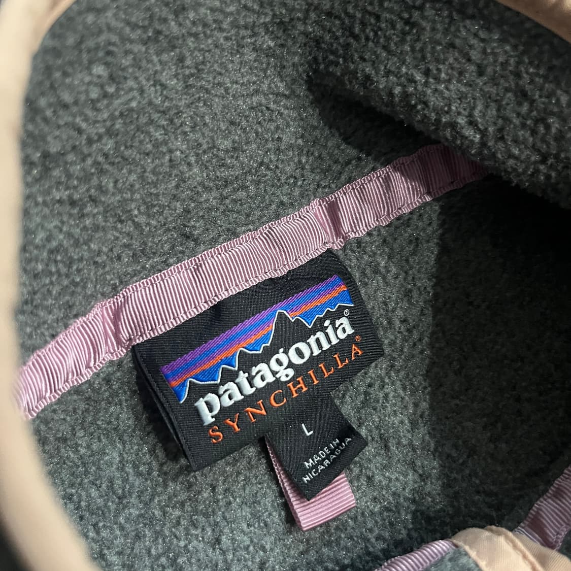 00s 파타고니아 신칠라 후리스 L 차콜그레이 상품이미지4