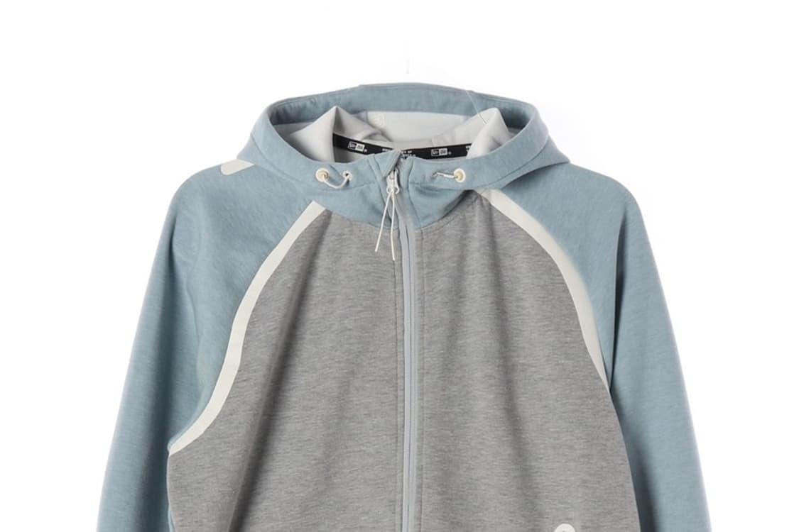 뉴에라 테일 그레이 배색 후드 집업 L 상품이미지3