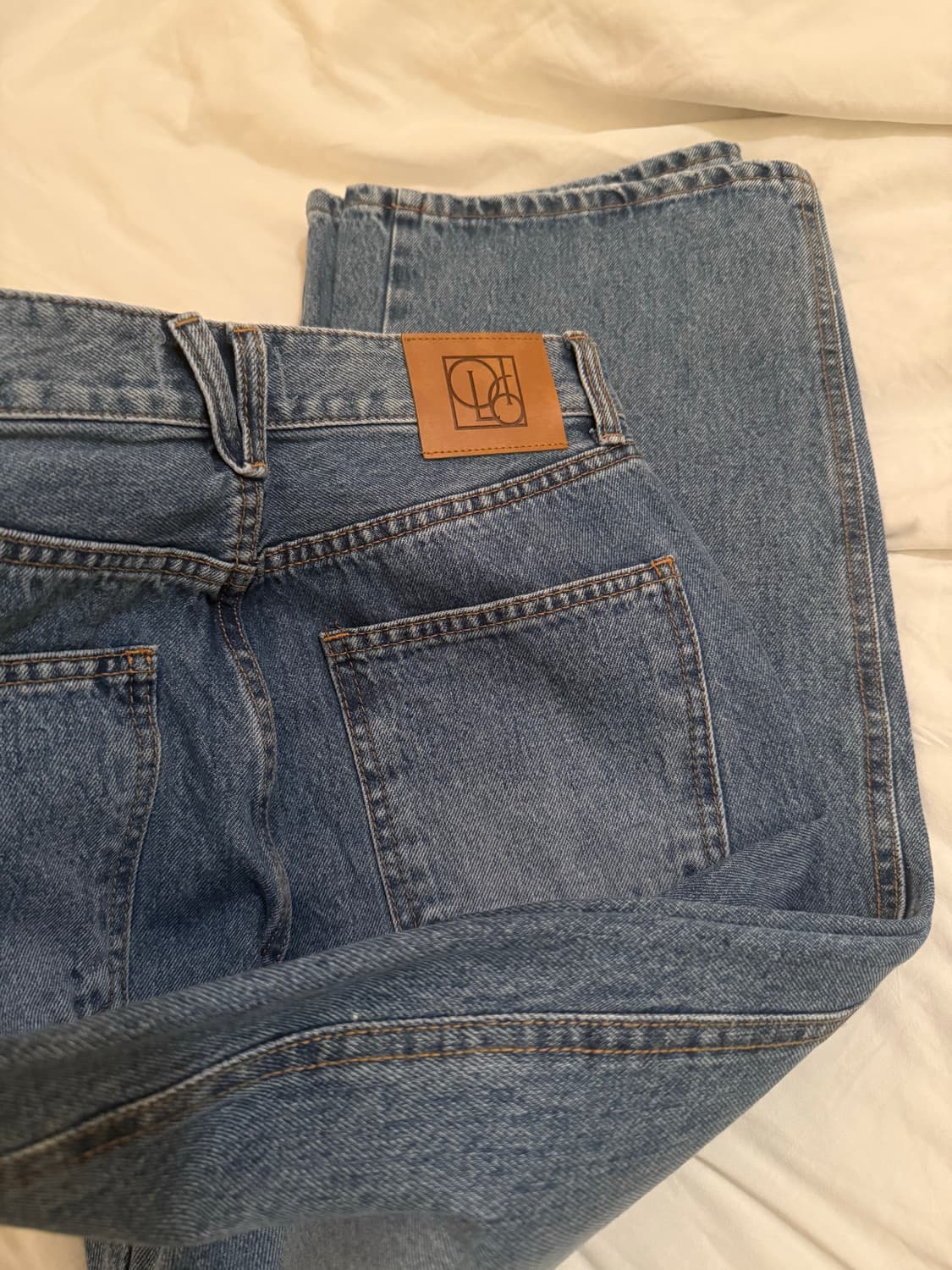 Lo61 와이드레그 데님 택달린새상품m 상품이미지9