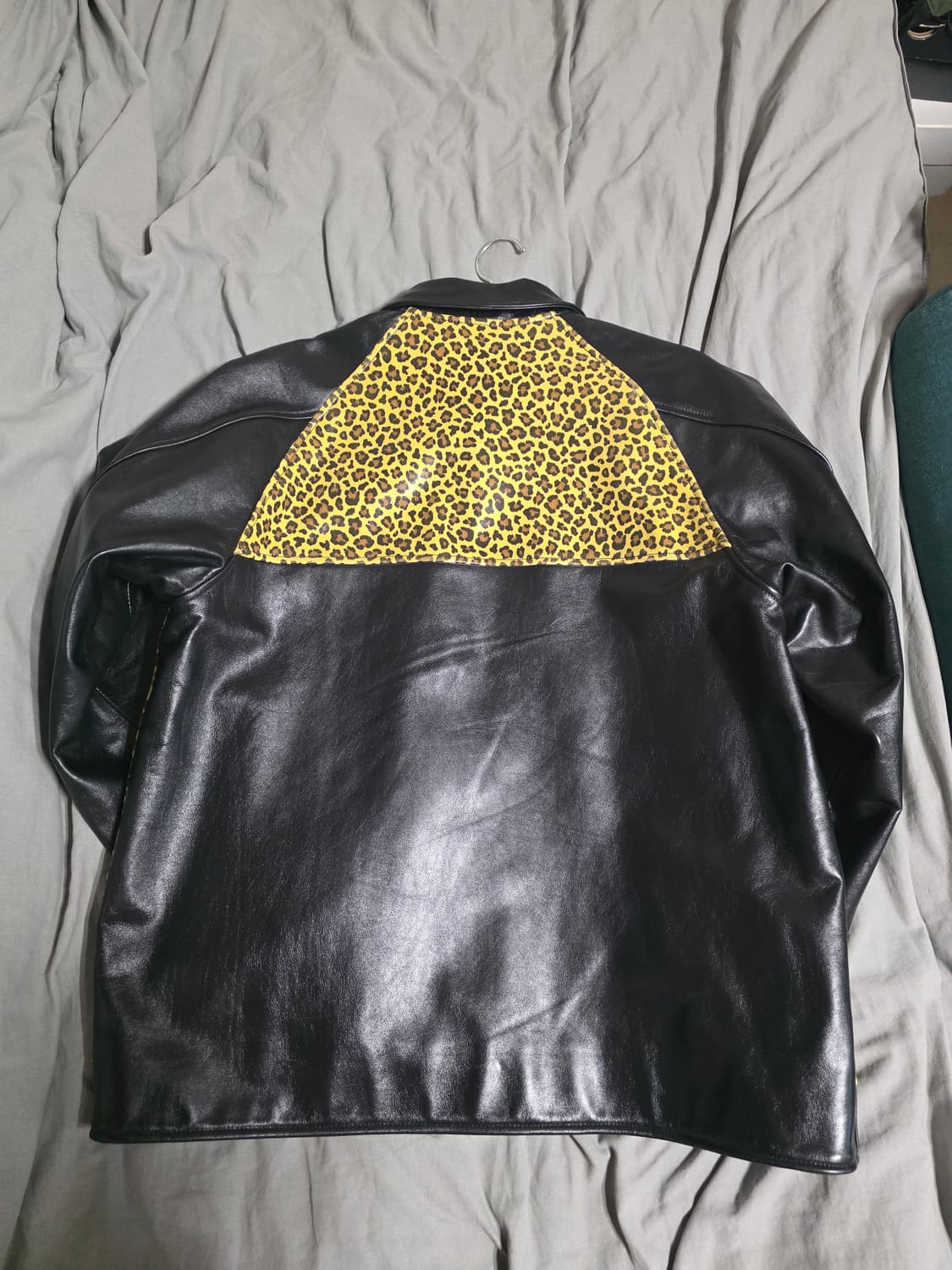 샌드파이퍼 레오파드 레더 자켓 상품이미지2