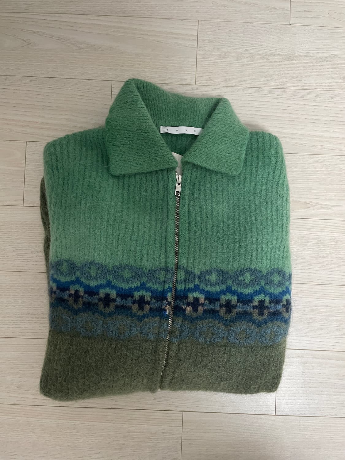 Ranra 집업 니트 xs 판매 상품이미지3