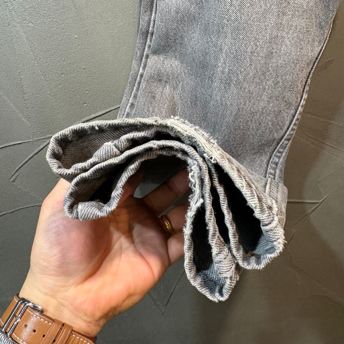 [31X32] LEVIs 리바이스 흑청 데님 팬츠 상품이미지3