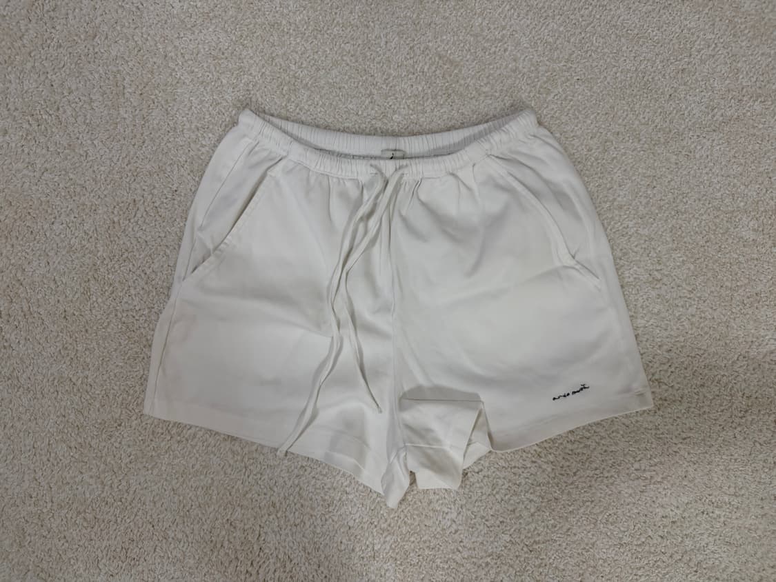 [아비에무아] 에센셜 오가닉 코튼 릴랙스드 쇼츠 (오프화이트 / 1) 상품이미지4