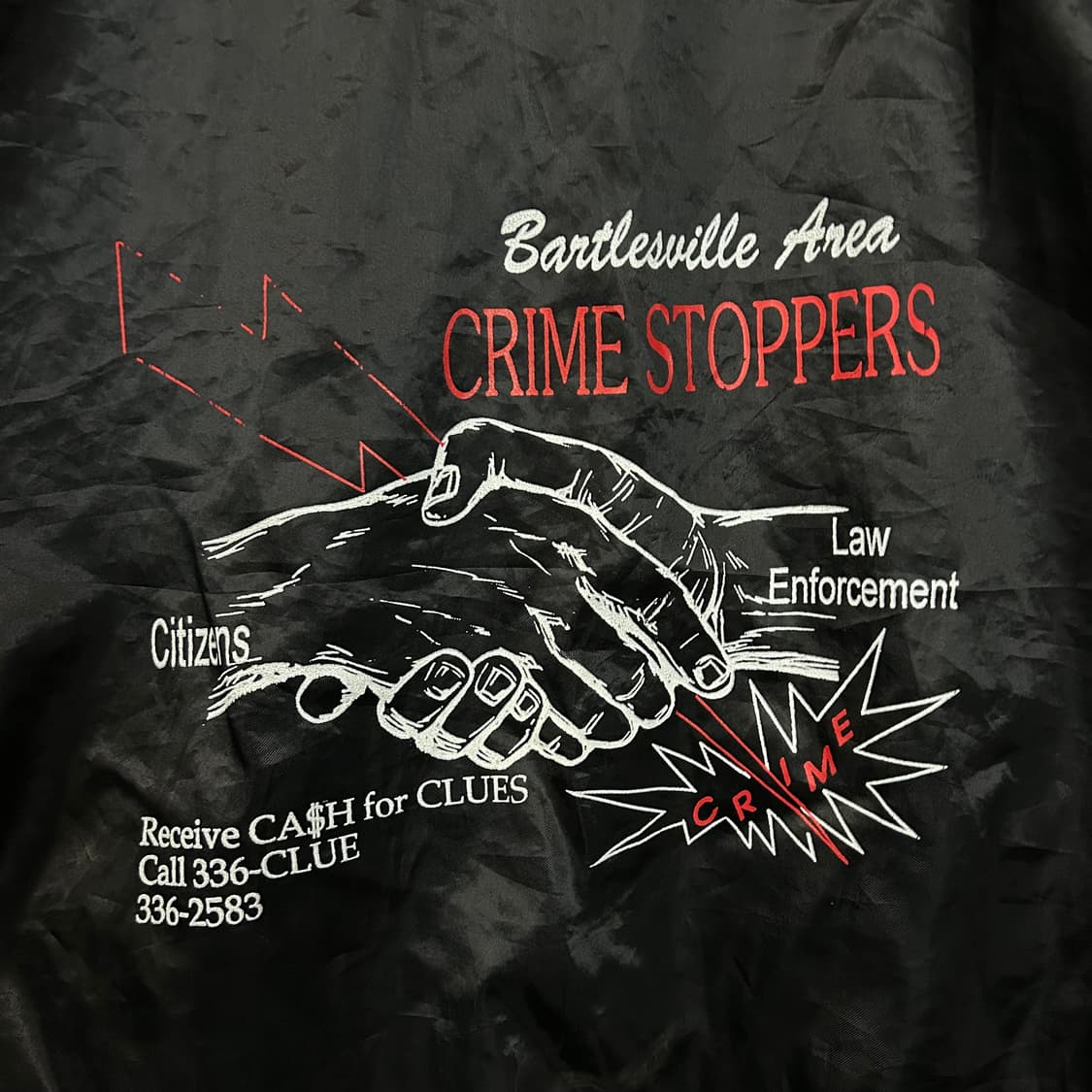 (XL) USA 빈티지 사틴 스타디움 자켓  상품이미지3