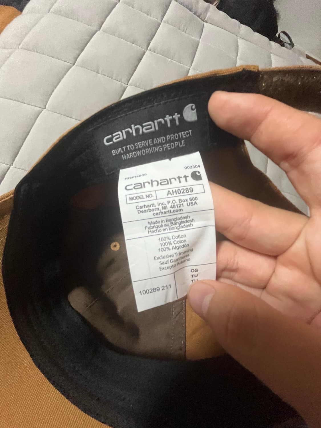 칼하트 모자 상품이미지3