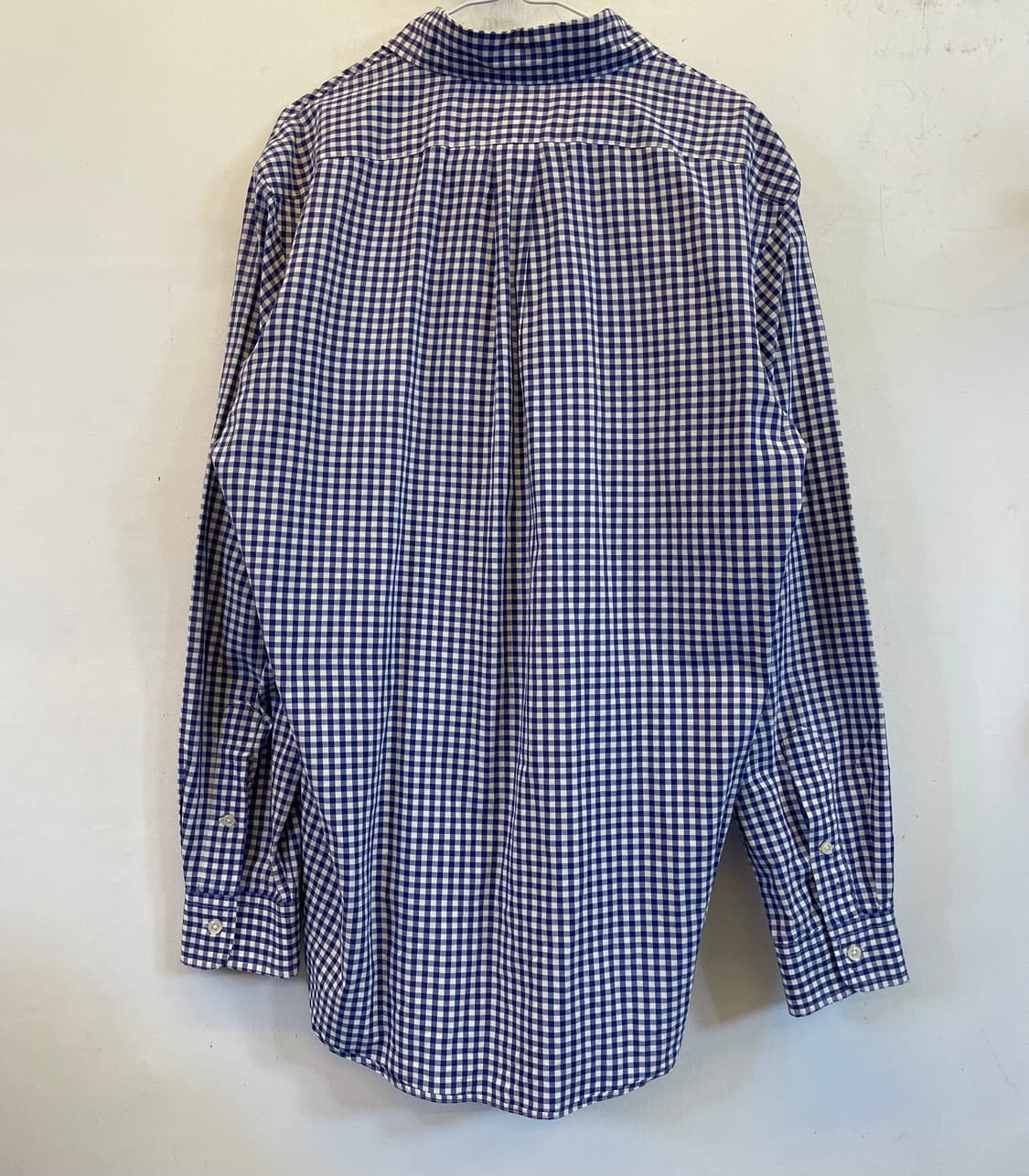 폴로랄프로렌 깅엄체크남방 폴로체크셔츠m (드라이완료) 면남방 면100% 상품이미지6