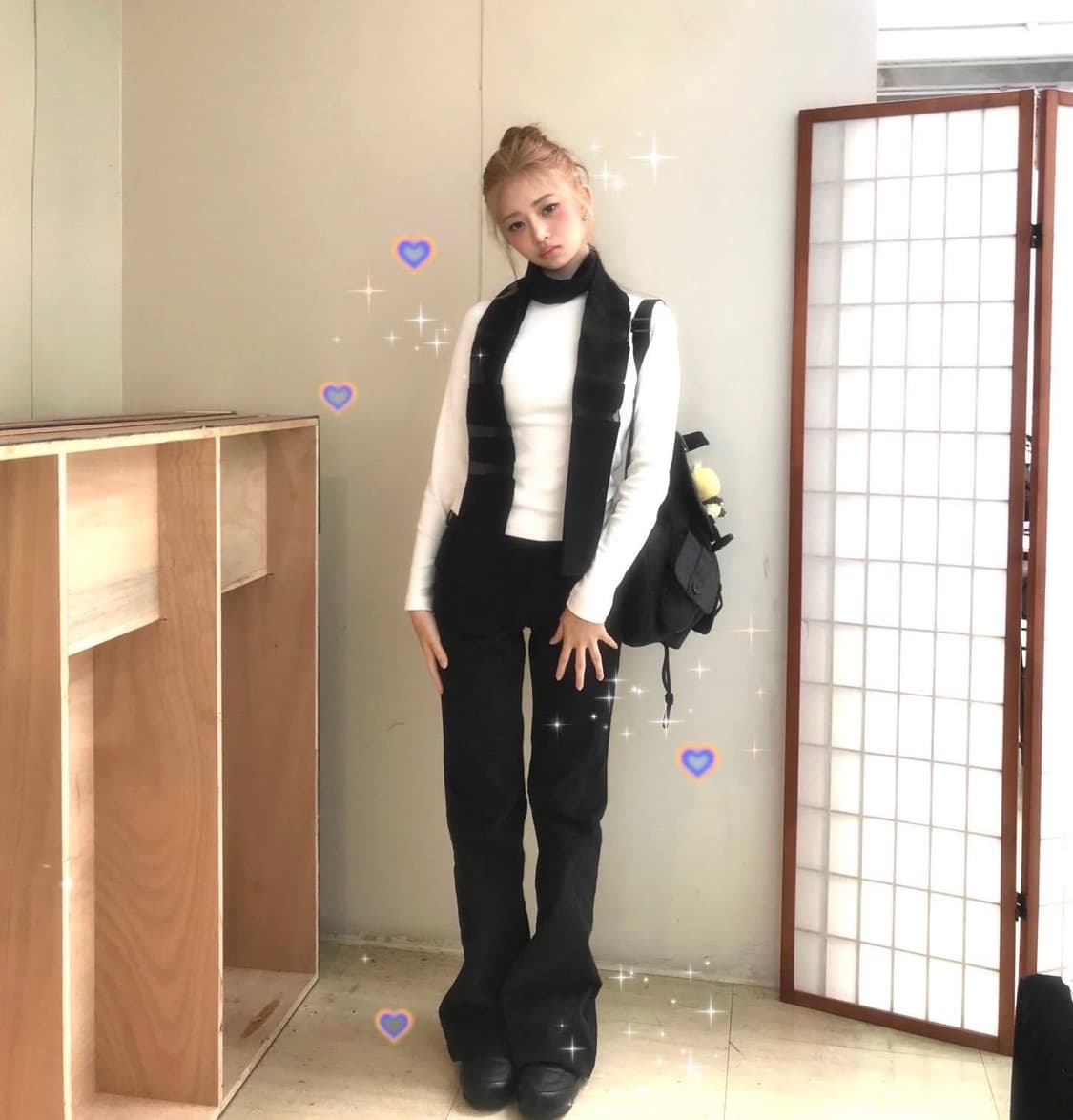 미세키서울 Side pocket bootscut pants BLACK 상품이미지1