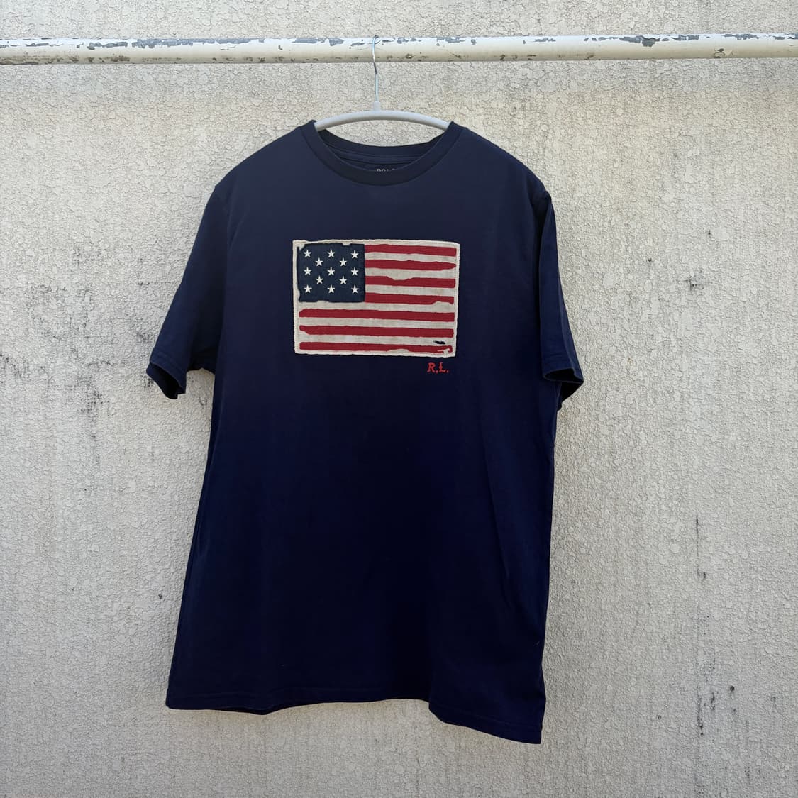 S-M)폴로 랄프로렌 USA성조기 반팔 티셔츠 상품이미지1