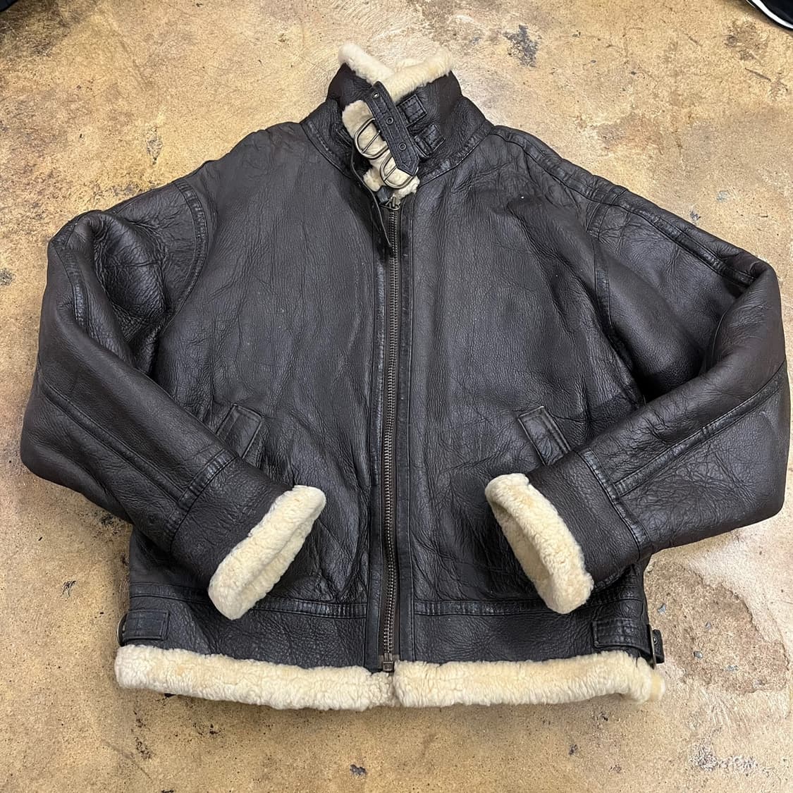 [정품/2xl] 미공군 Type B-3 램스킨 무스탕 자켓 b17 상품이미지2