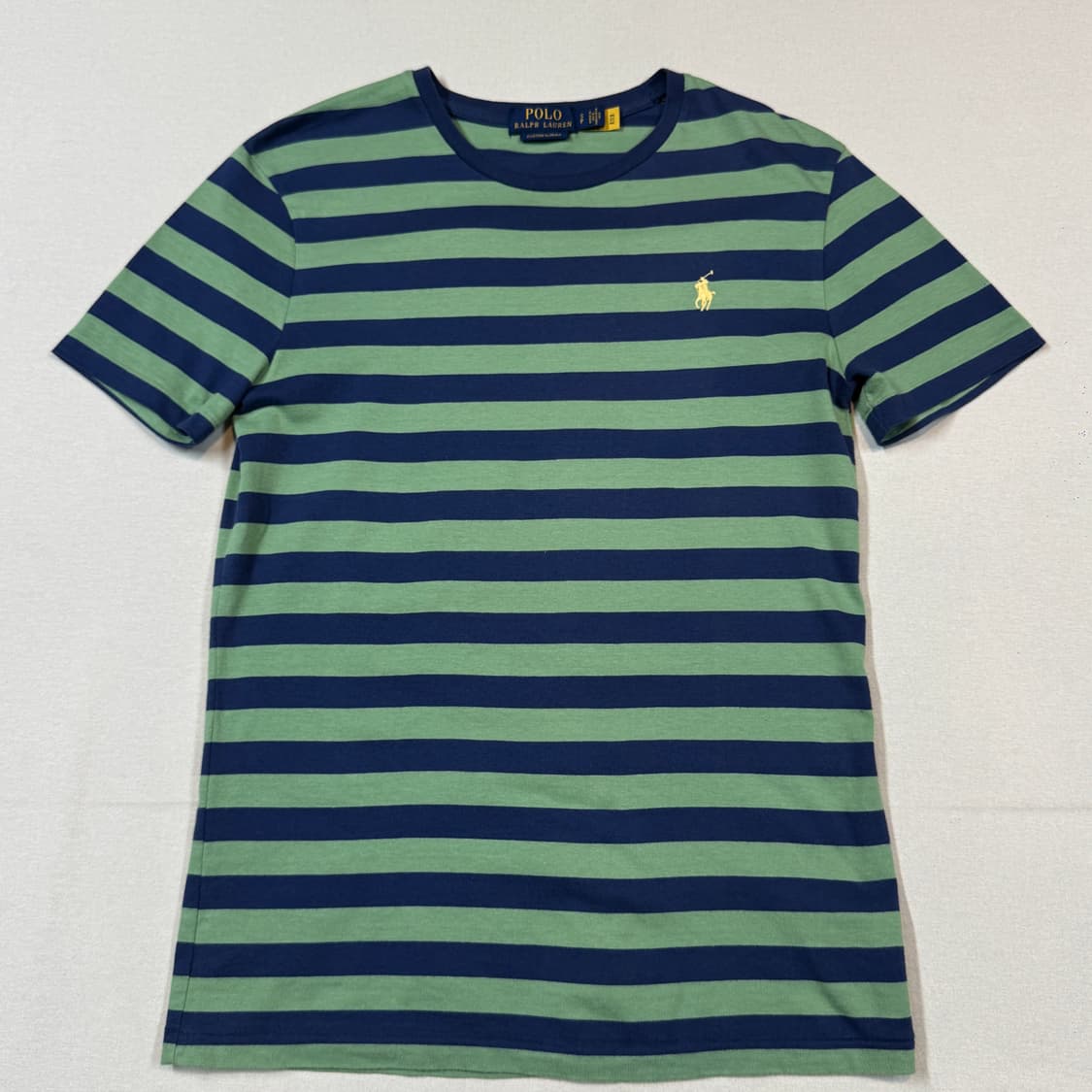 S) 폴로 랄프로렌 스트라이프 반팔 티셔츠 신형 큐알탭 상품이미지2