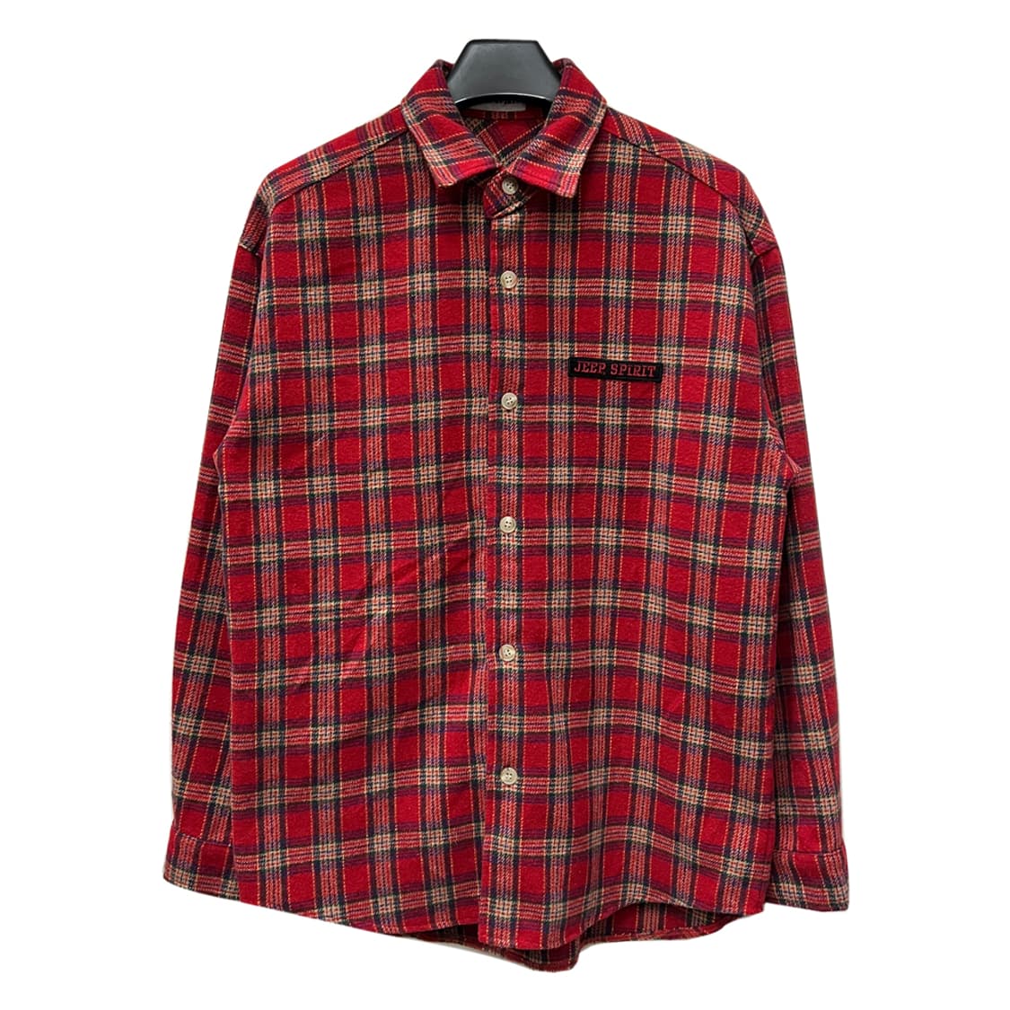지프 스피릿 체크 플란넬 울 셔츠 남방 FREE 상품이미지1