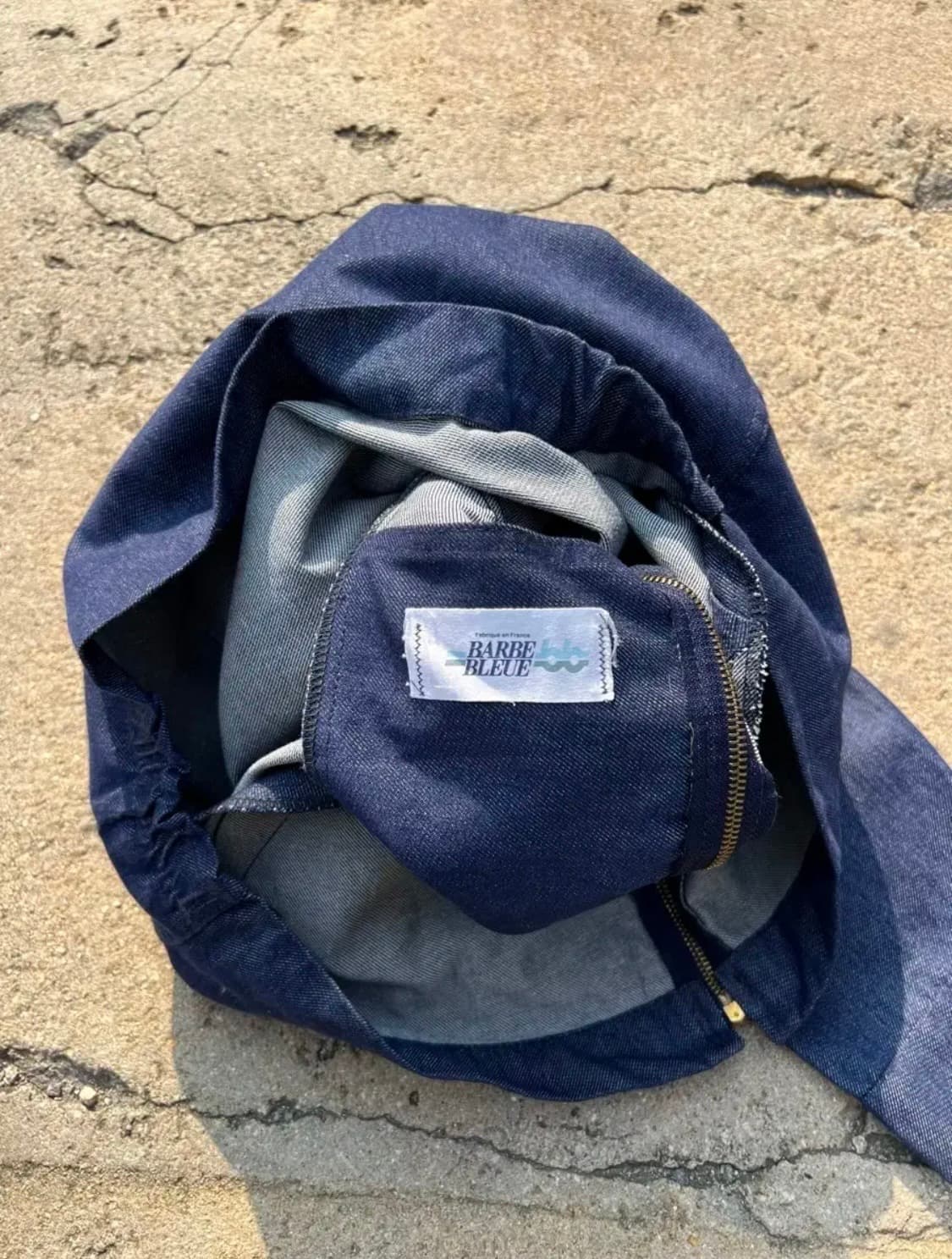 OLD VINTAGE BARBE BLEUE 프렌치 워크자켓 데님자켓 상품이미지3