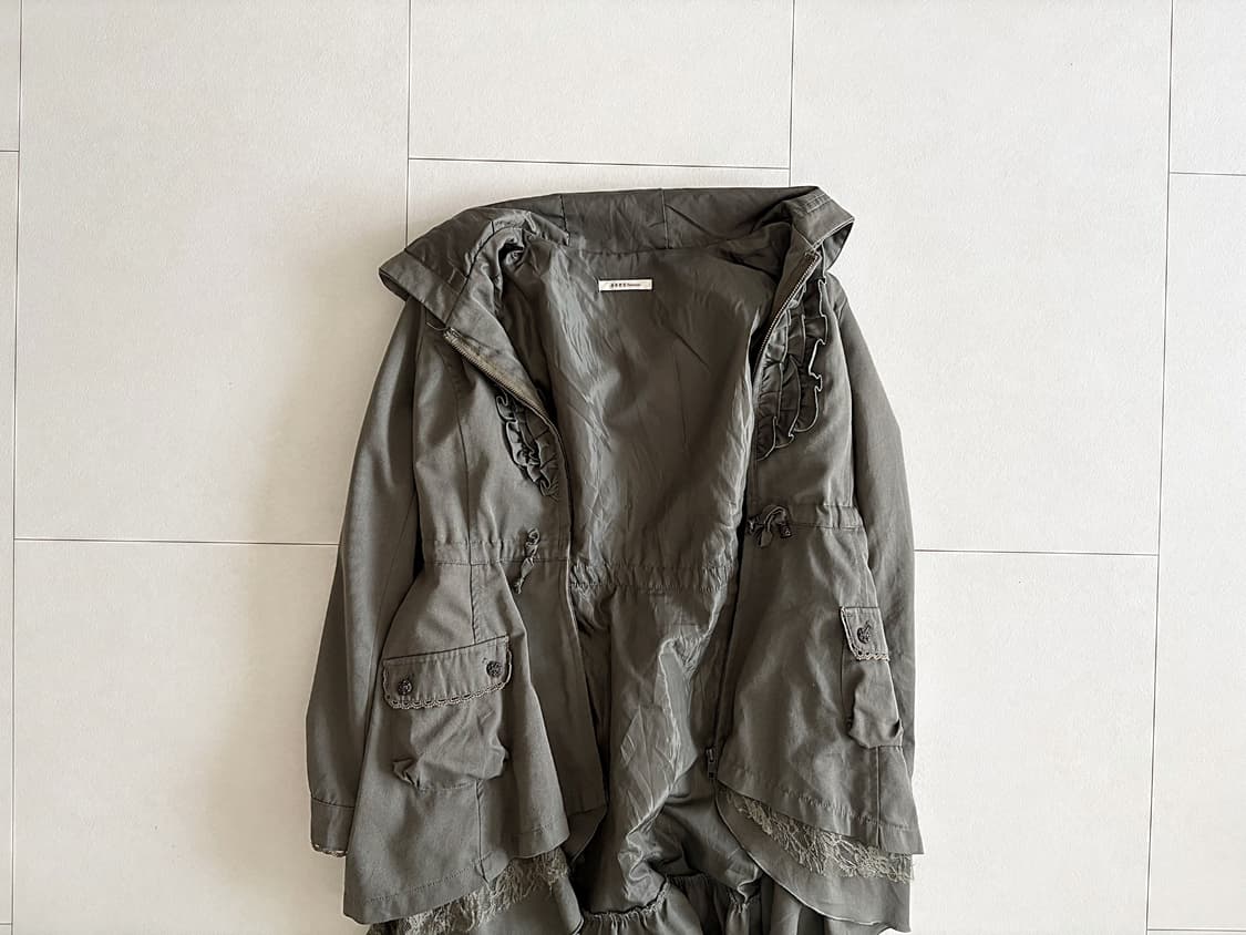 axes femme) ruffle lace military jacket 상품이미지6