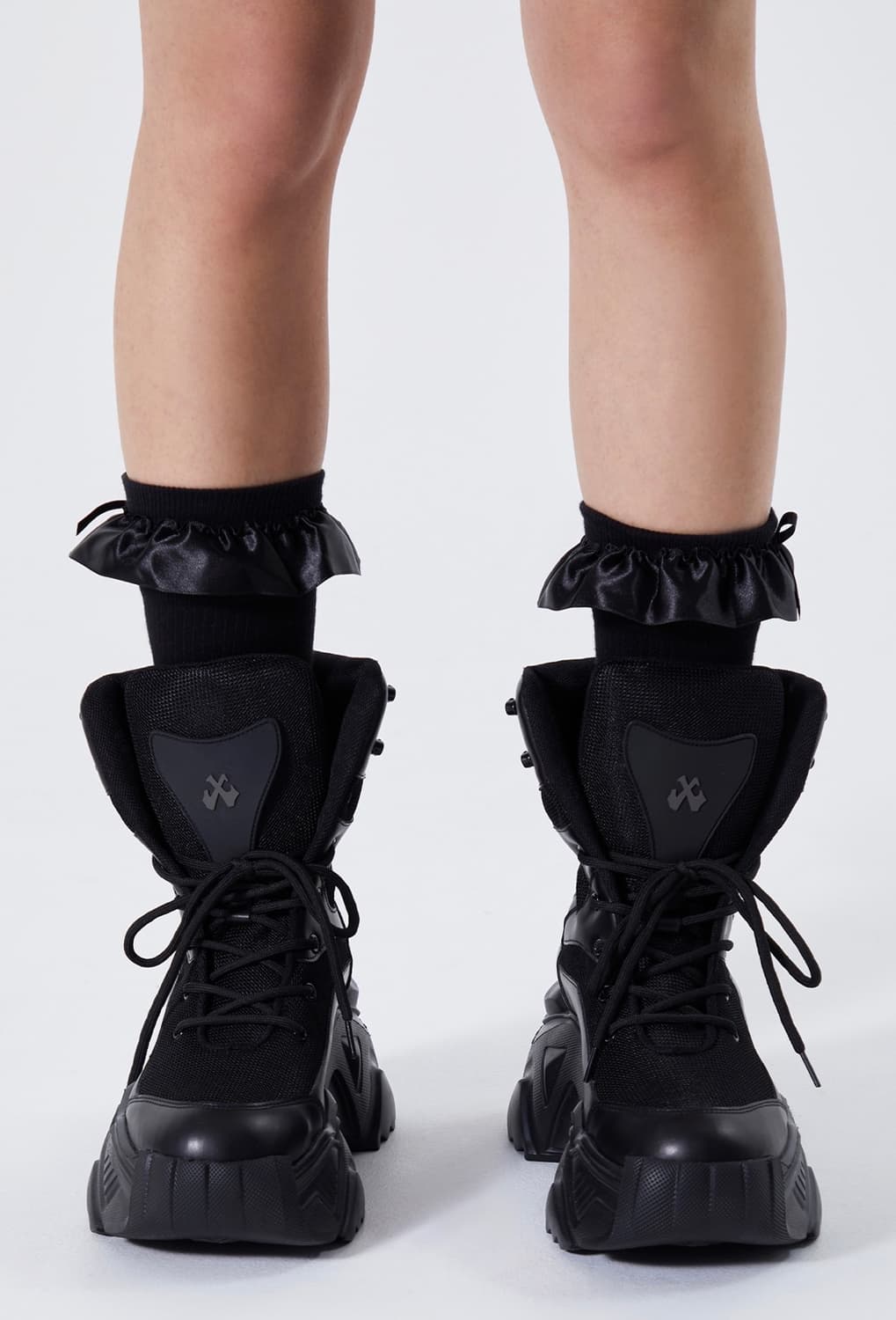 yeel PLATFORM BOOTS SNEAKERS BLACK 상품이미지3