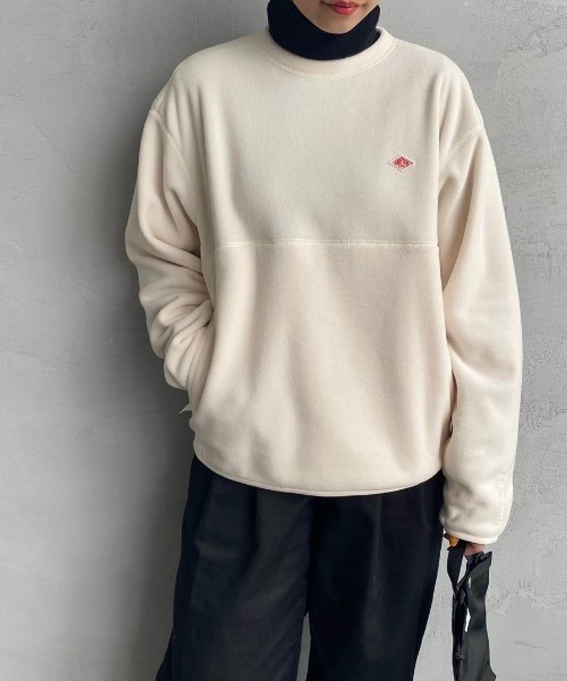 DANTON 단톤 폴라텍 마이크로 시리즈 플리스 풀오버 스웨터 아이보리 상품이미지5