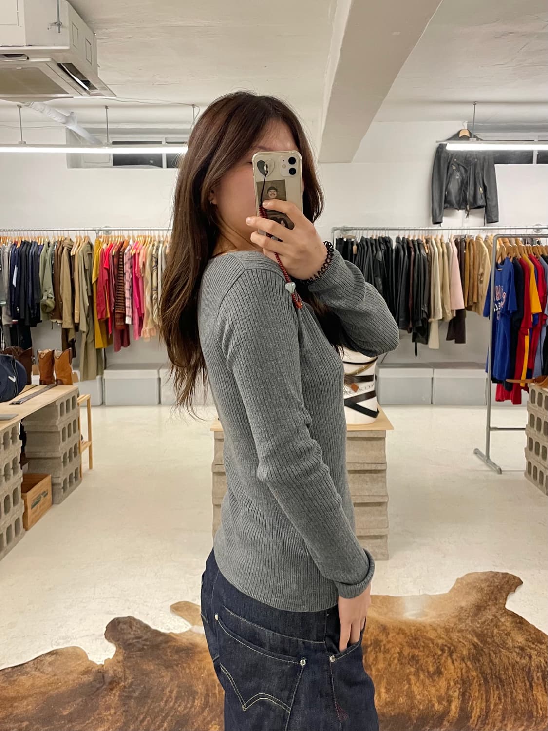 FREAK'S STORE knit t-shirts 프릭스스토어 골지 니트 상품이미지2