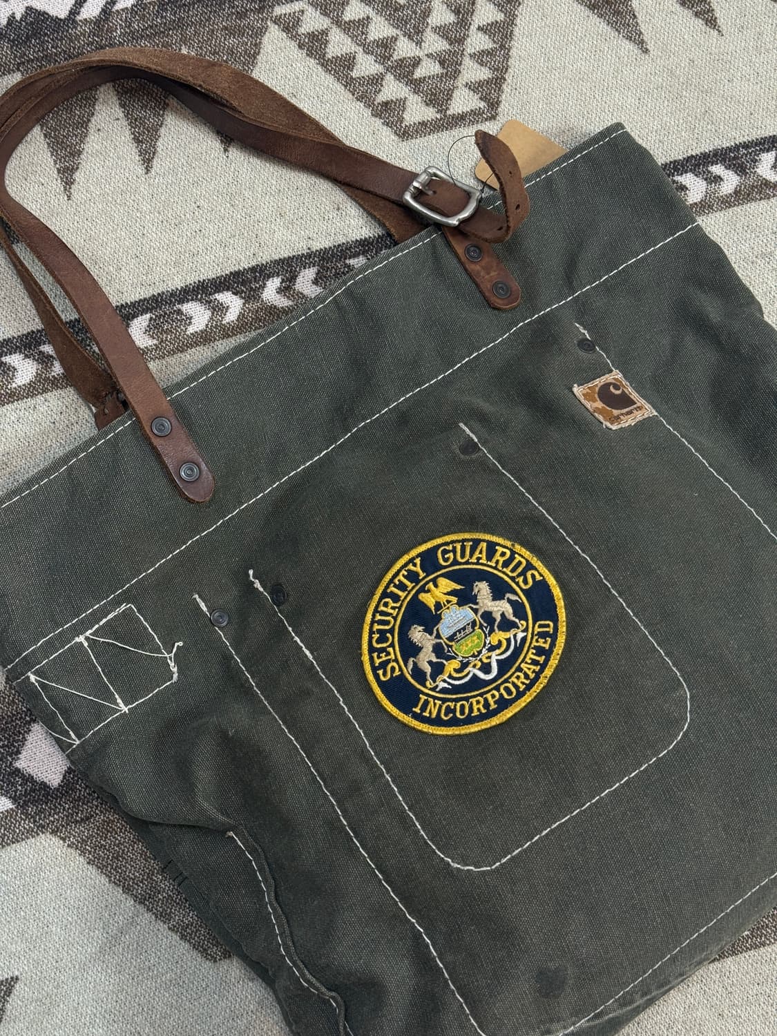 칼하트 빈티지 커스텀 가방 상품이미지3