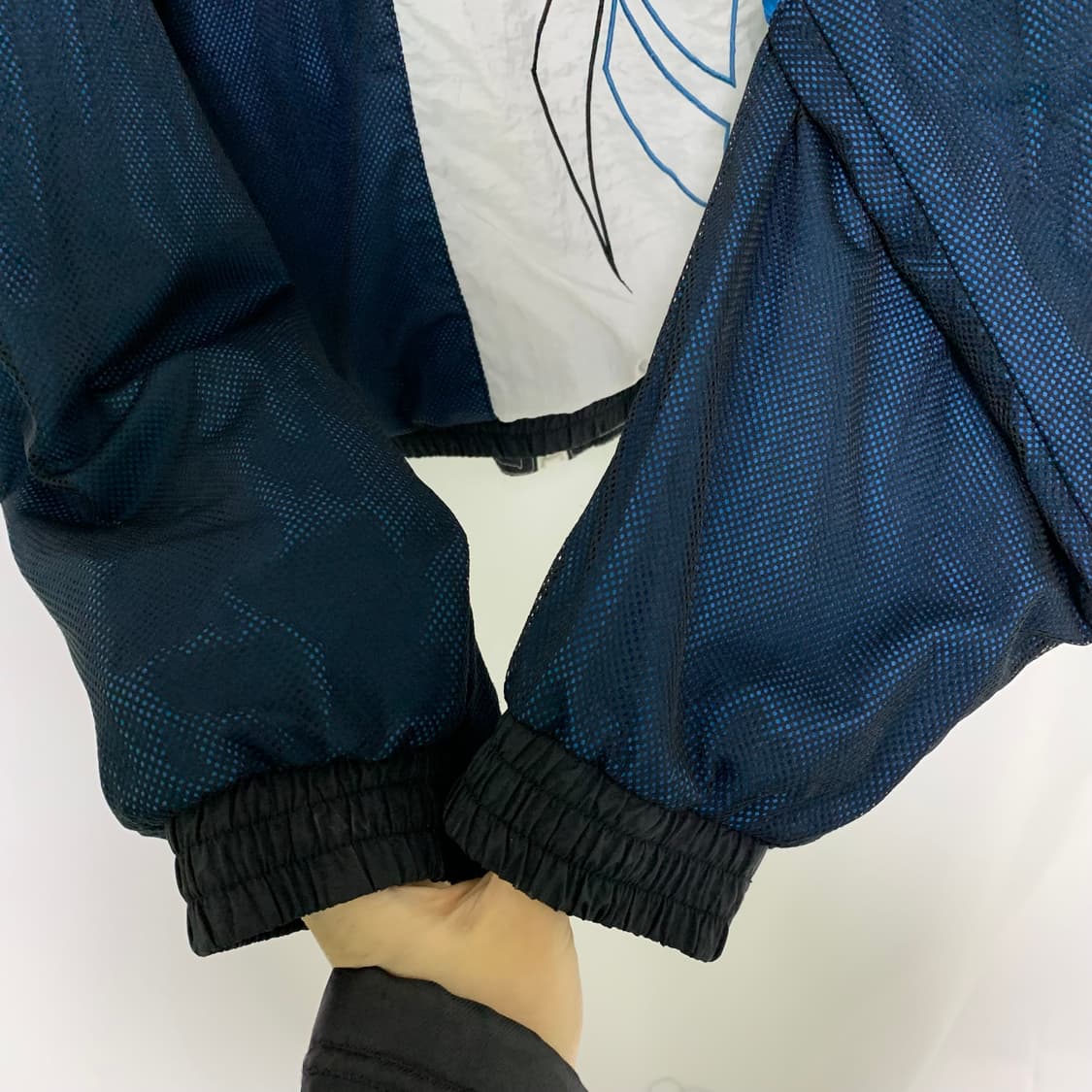 리복 삼색 컬러배색 집업 바람막이 자켓 오버핏 남녀공용 고프코어 상품이미지6