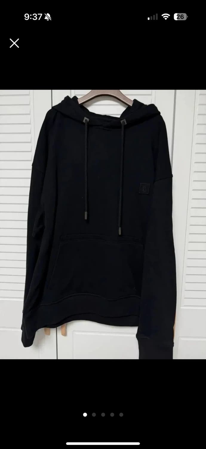 2024 우영미 메탈릭 그래픽 후드 상품이미지1