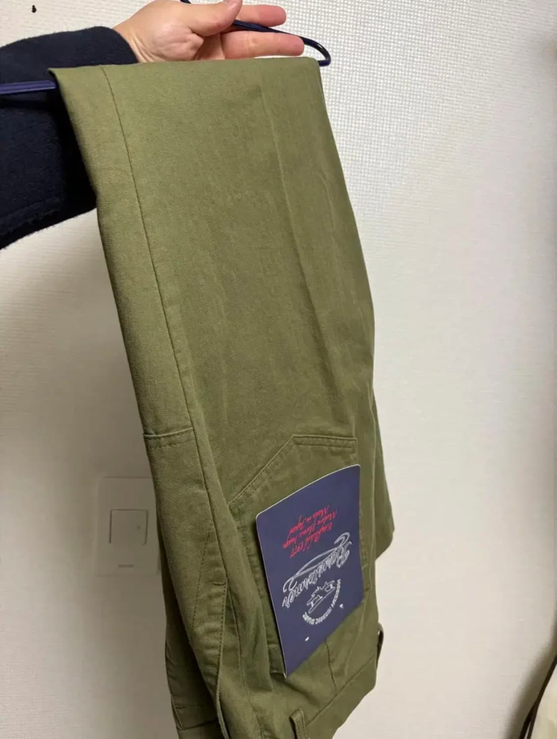 반스토머 헤링본 올리브 치노 팬츠 미사용 세제품 사이즈 M 1333P D 상품이미지4