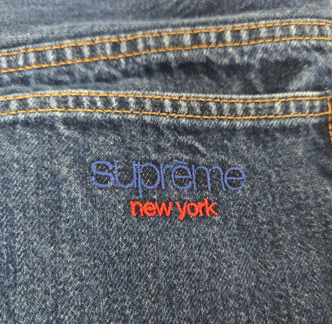 (30) 슈프림 리지드 인디고 배기진 팬츠  상품이미지4