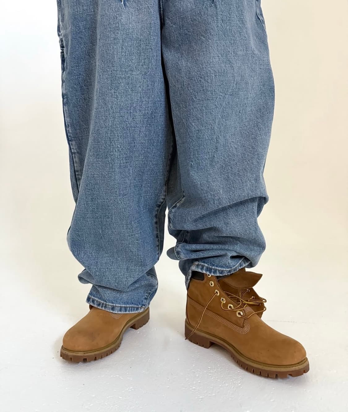 sweatscollective baggy 데님 라이트블루 M 상품이미지4