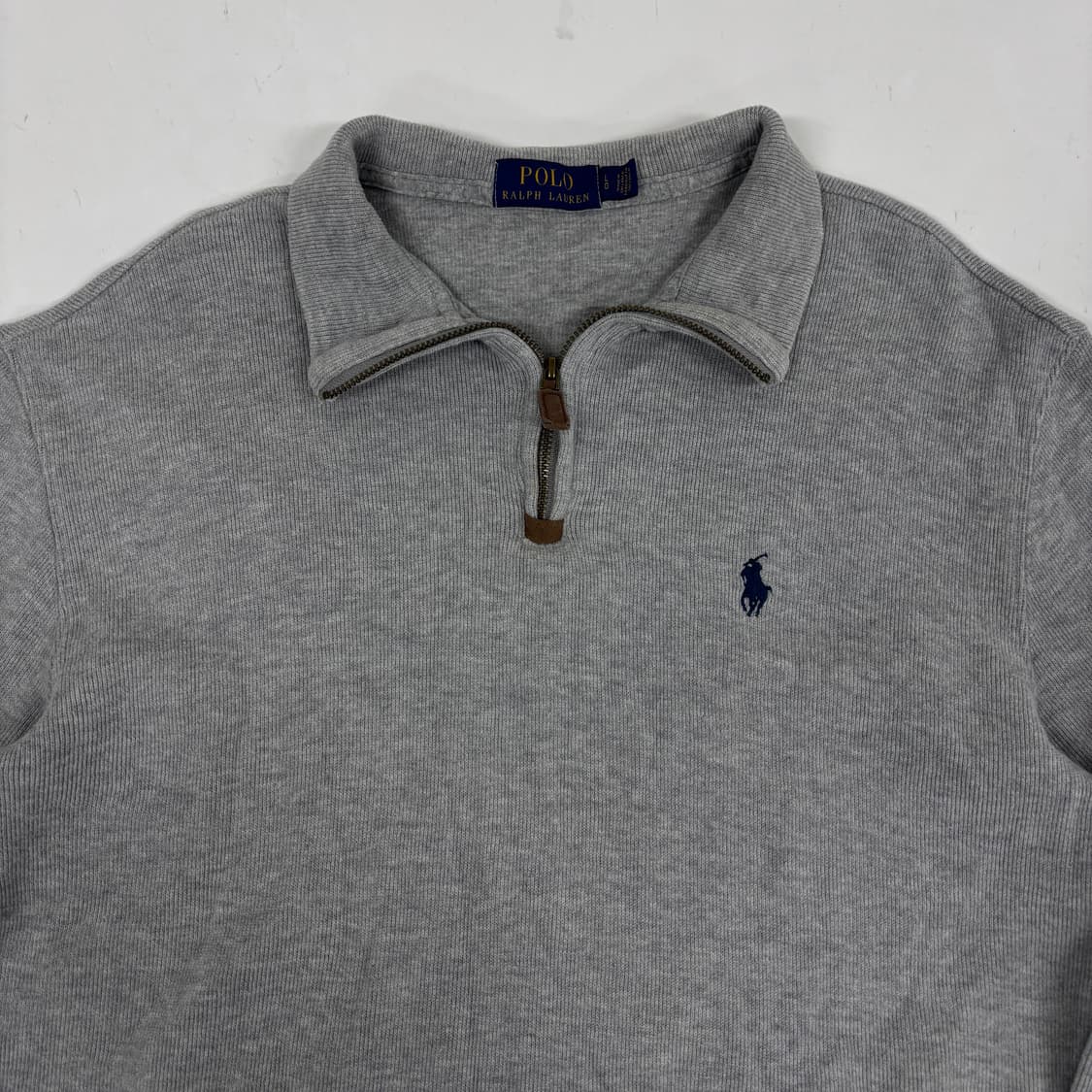 폴로 반집업 니트 상품이미지4