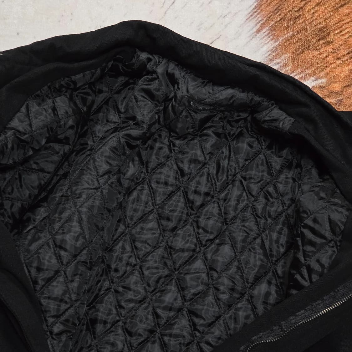 GLAMOUR 블랙 누빔 야상 코튼 자켓 상품이미지8