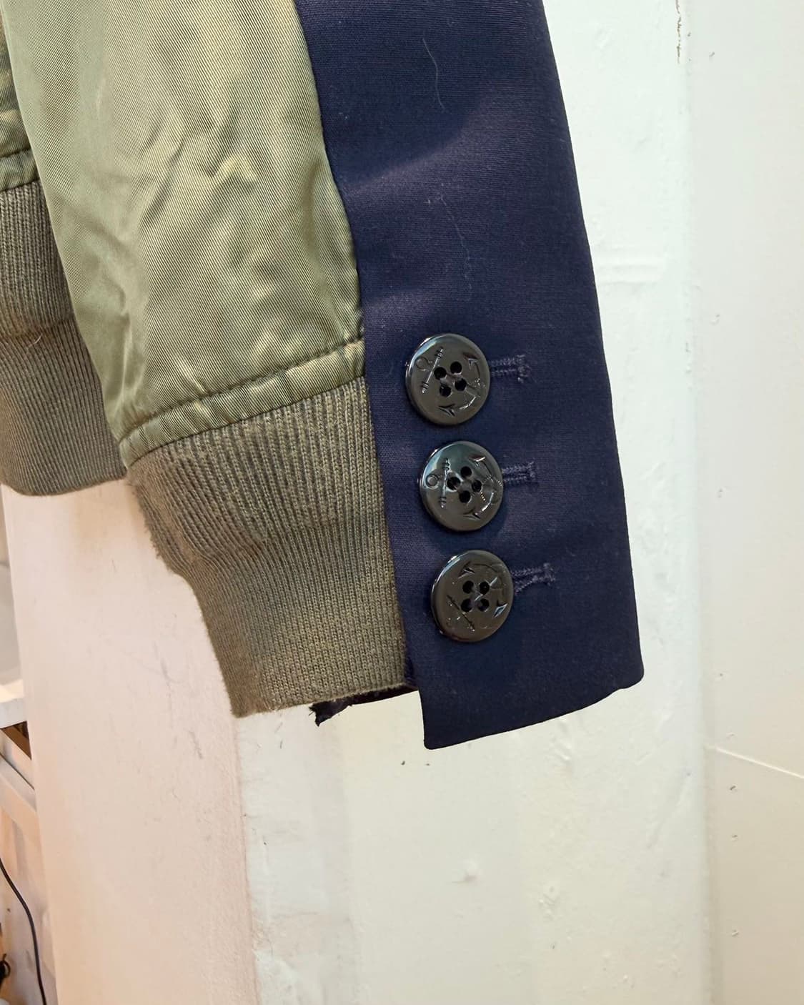 사카이 네이비 크롭 블레이저 자켓  상품이미지7