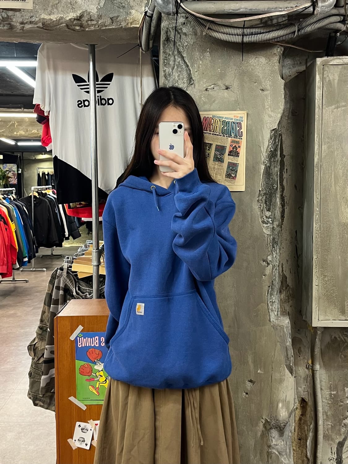 칼하트 후드티 블루 S #csz1054 상품이미지2