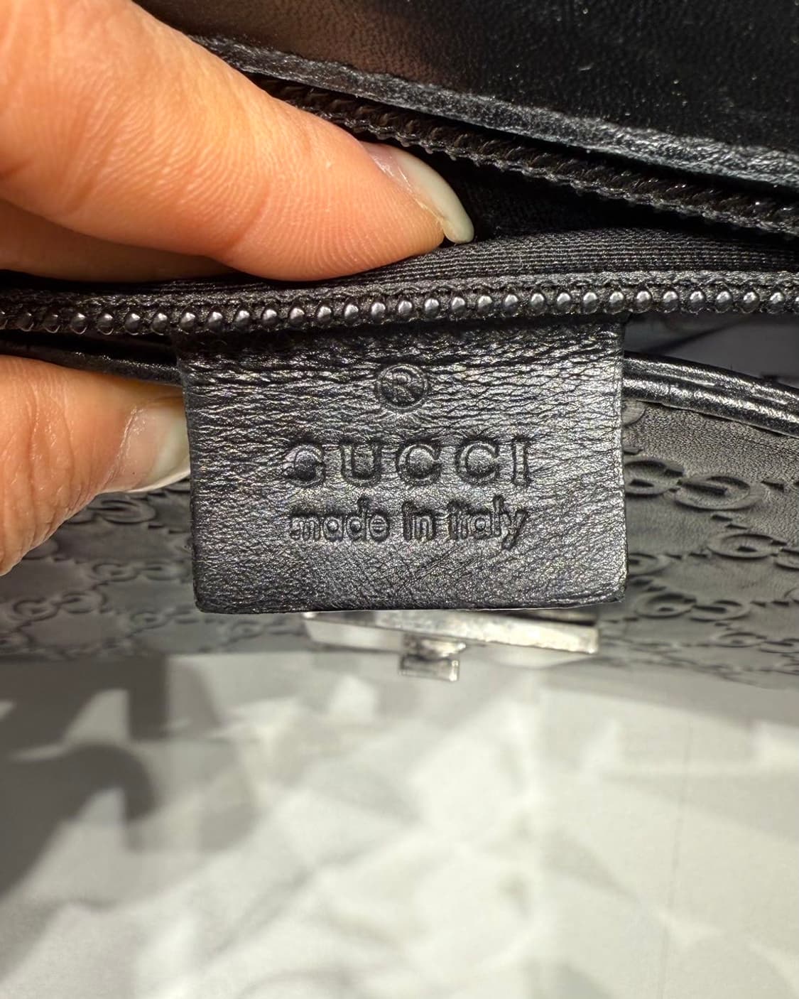 구찌 블랙 GG 시마 브리프케이스 상품이미지8