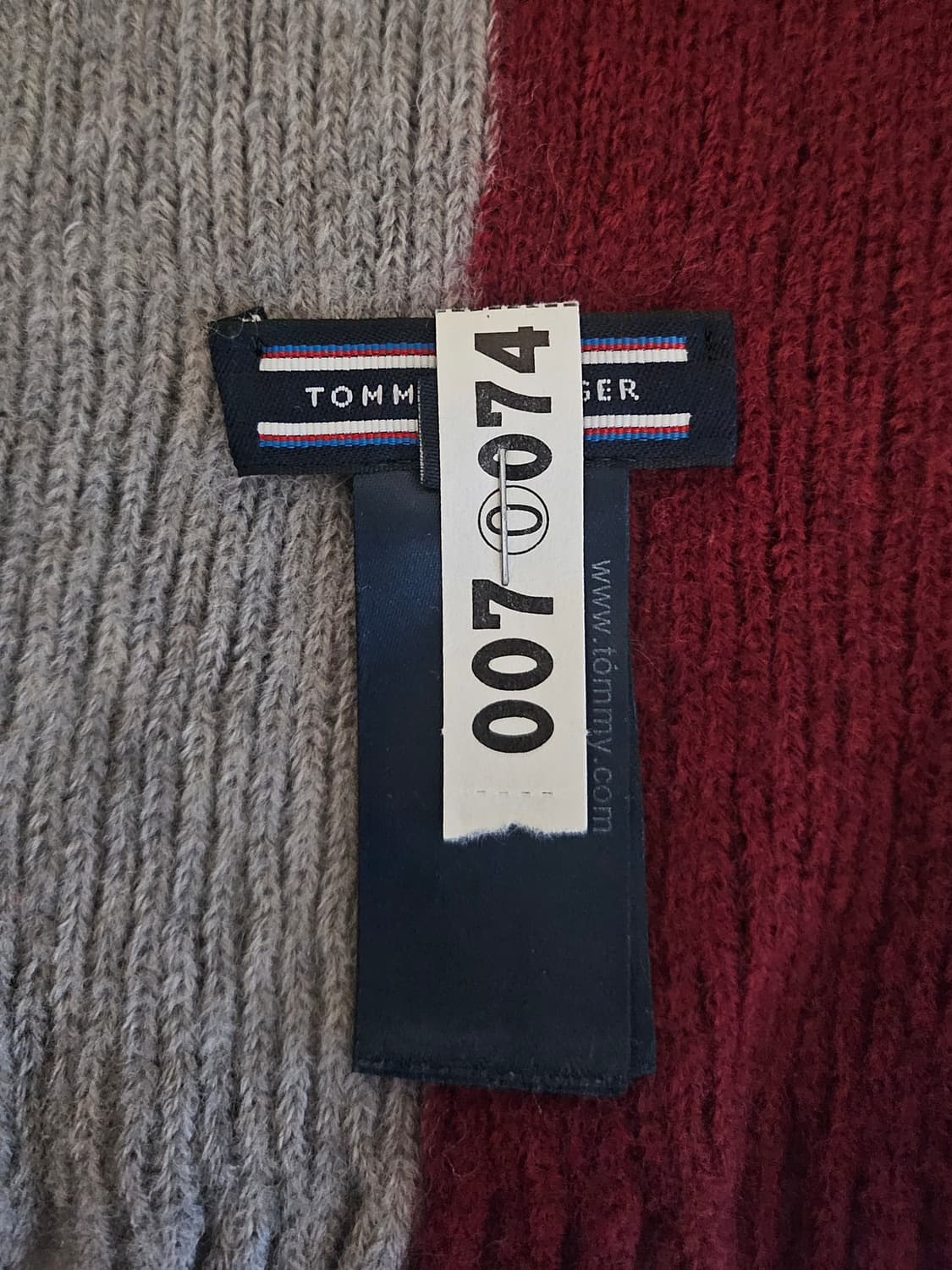 토미힐피거 정품 스트라이프 머플러 독일제 정품택O 상품이미지5