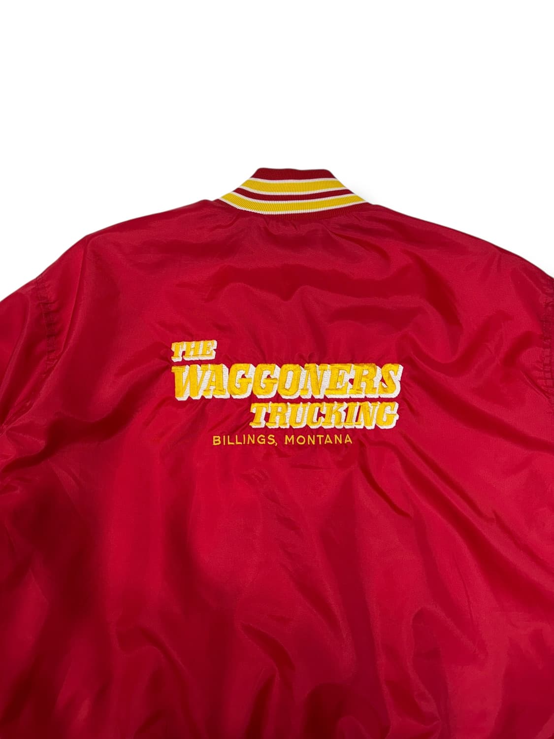 90s Waggoner Trucking 나일론 바시티 자켓 (L) 상품이미지2