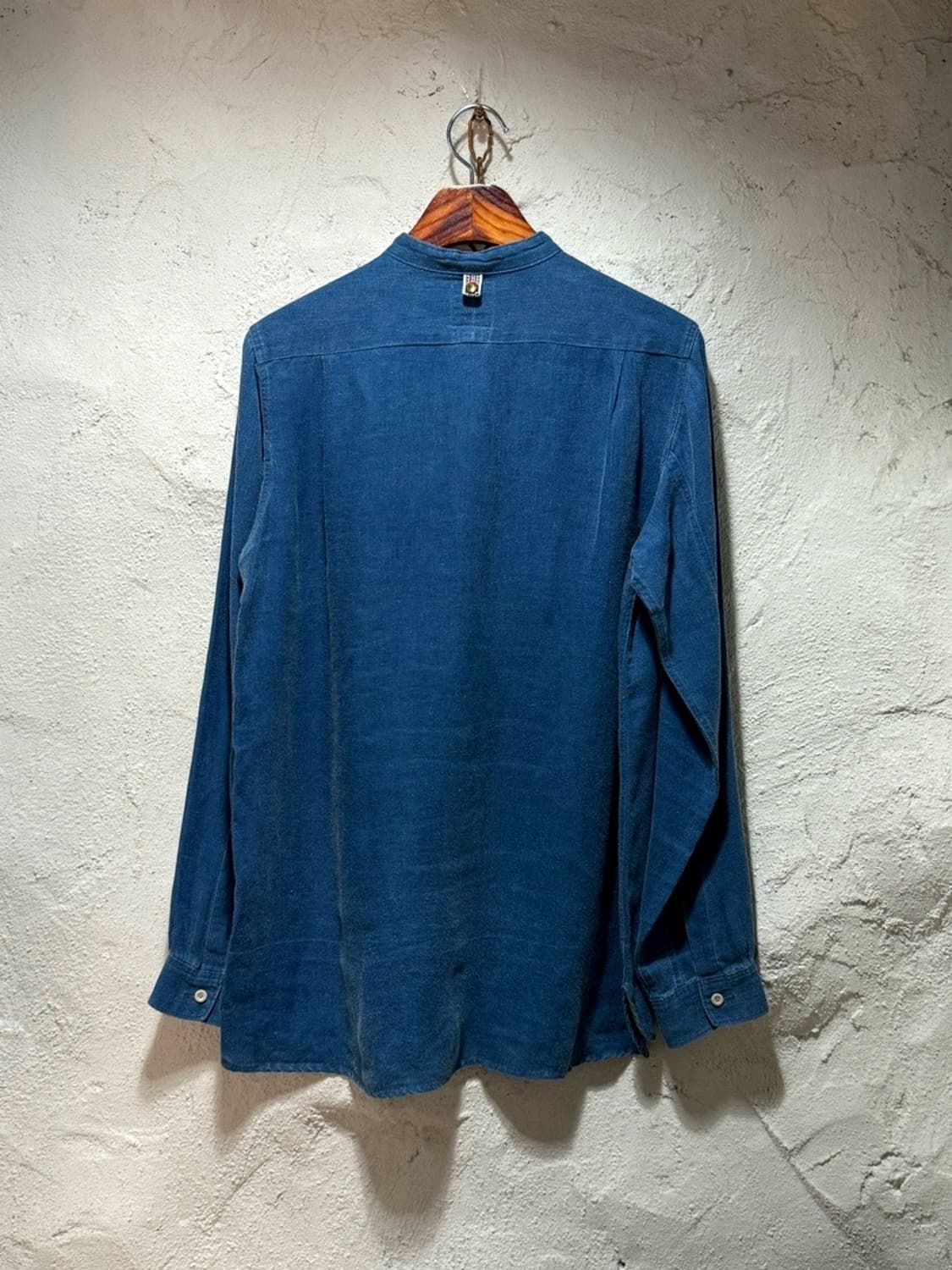 VISVIM 비즈빔 인디고 린넨 헨리넥 셔츠 상품이미지3