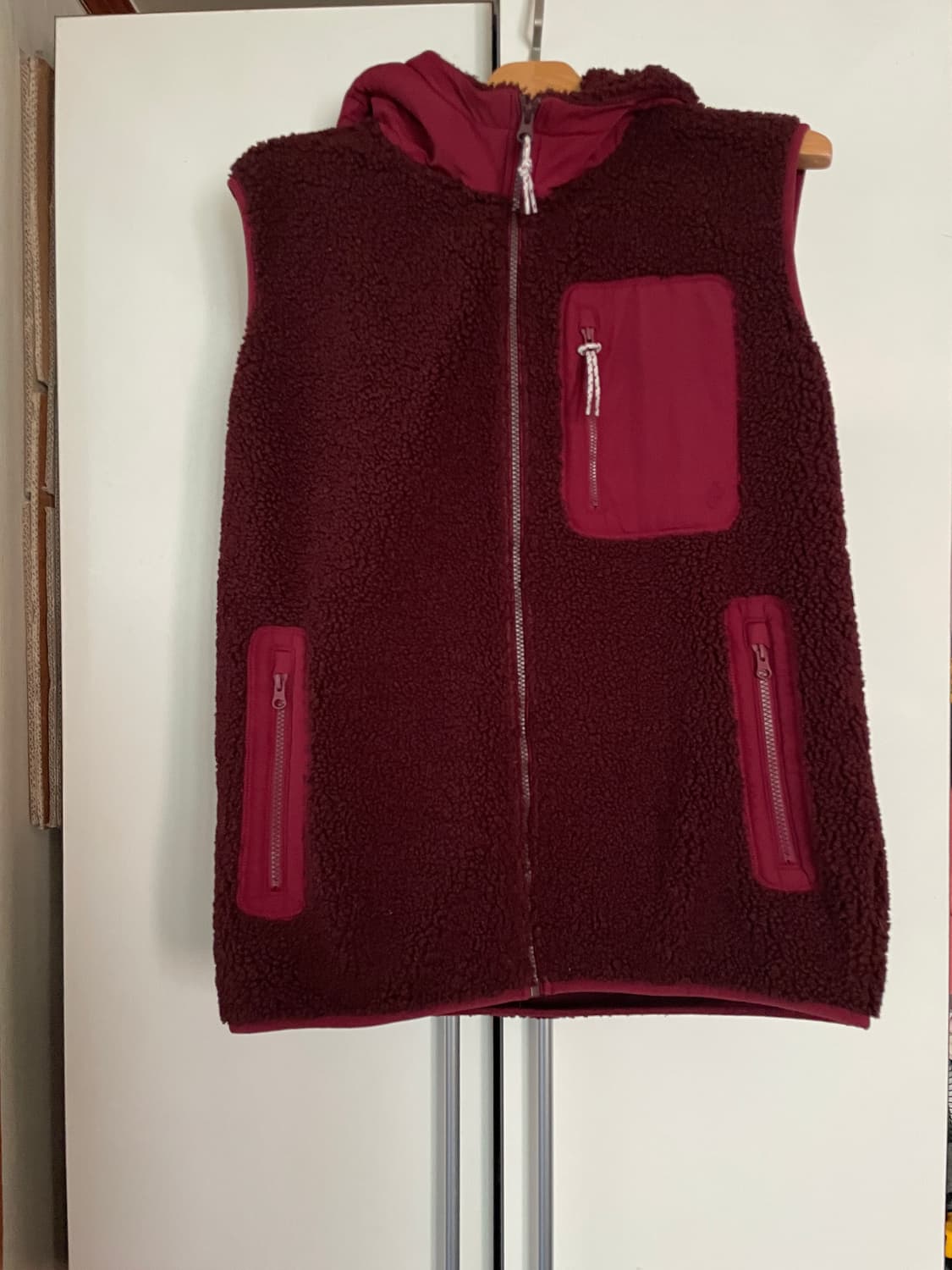 유니클로 jw 플리스 후드 조끼 남녀공용 상품이미지1