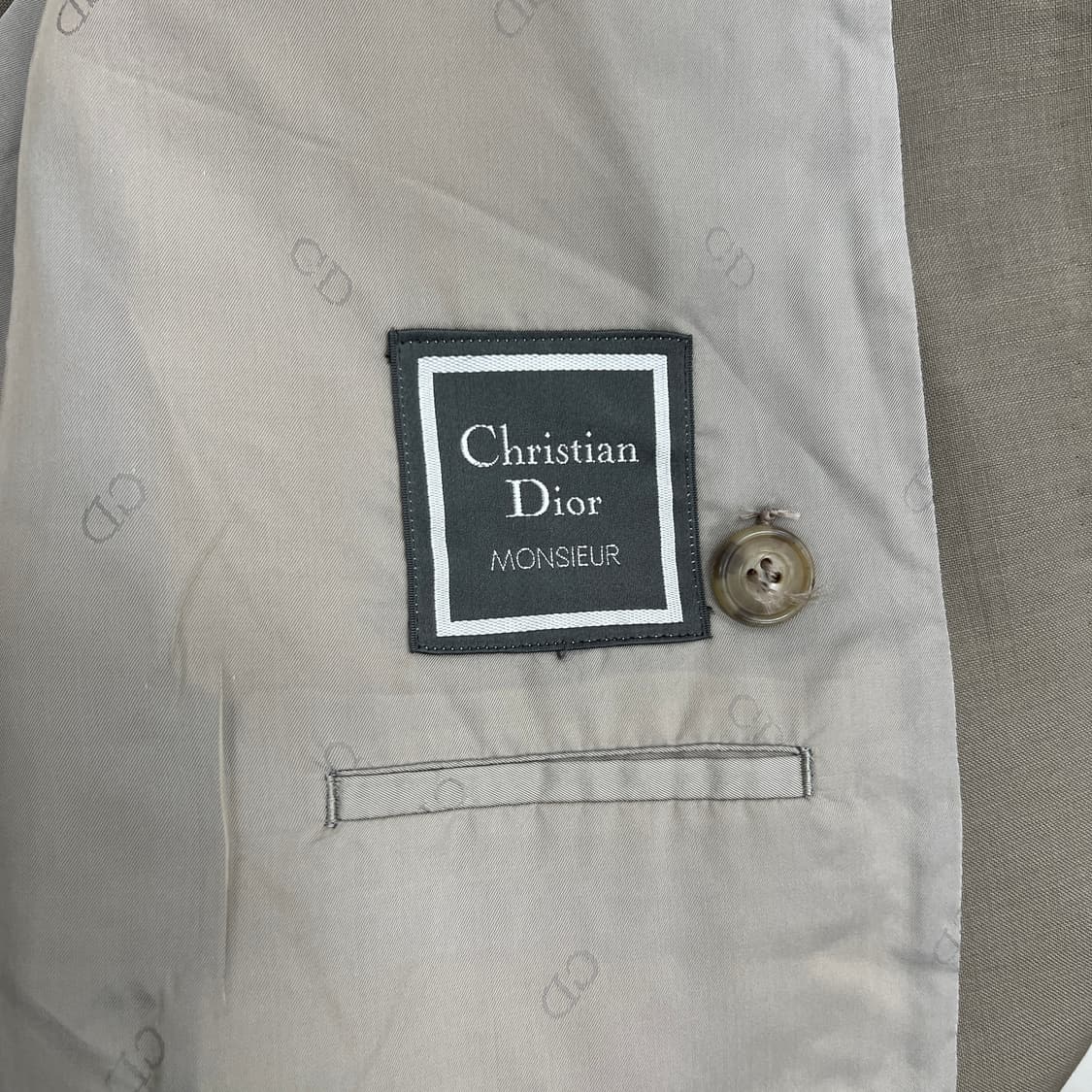 크리스찬 디올 무슈 빈티지 더블 브레스티드 블레이저 XL 상품이미지3